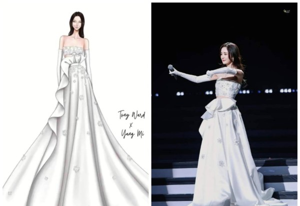 杨幂 虎年开年造型盘点,这七位女明星太美了 长裙