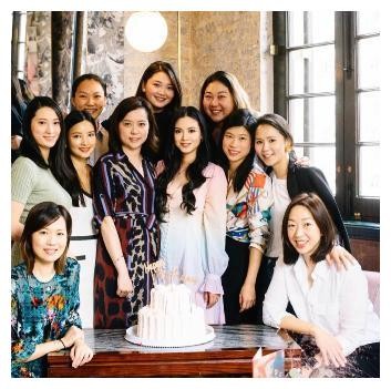 徐子淇为闺蜜温馨庆生,阔太名媛的生日派对,都要办好几回!