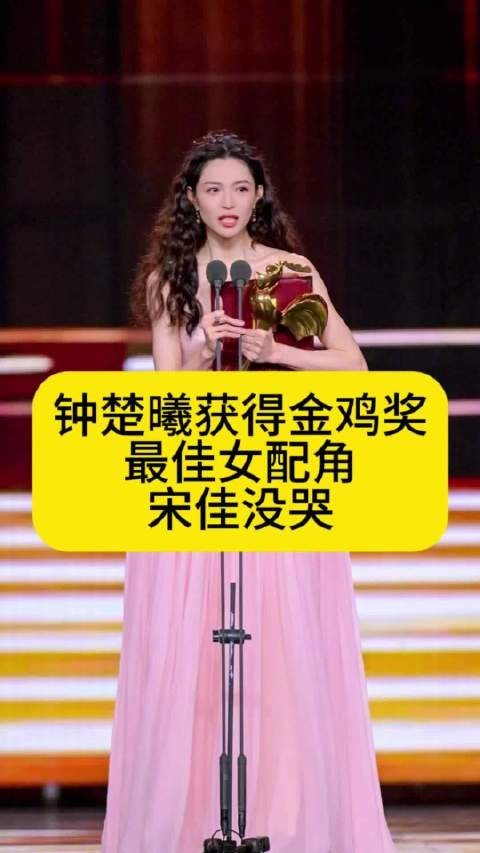 钟楚曦获得金鸡奖最佳女配角,宋佳没哭