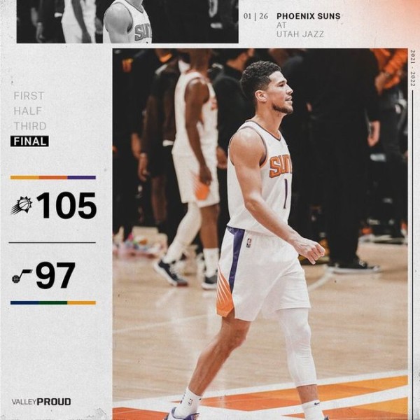 43+12造五纪录，两点队史第1！布克获蒙蒂盛赞：他应该全明星先发