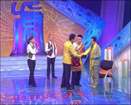 单田芳做客北京文艺频道《经典回眸》