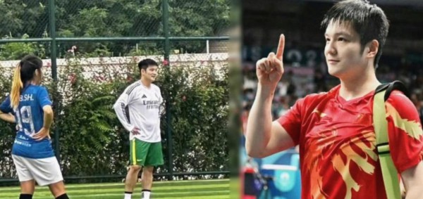 哈哈,樊振东和陈梦这要是不“吵”起来,那真是没天理了,原来樊振东竟然是妥妥的皇马铁粉,球迷们纷纷表示意外和认同