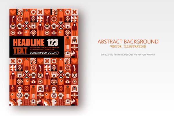 场景手绘插画素材图案纹理下载Abstract Background