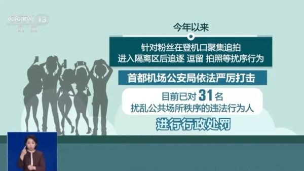 粉丝围堵机场追星险致事故,已有31人被罚!