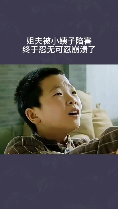 姐夫被小姨子陷害,终于忍无可忍崩溃了