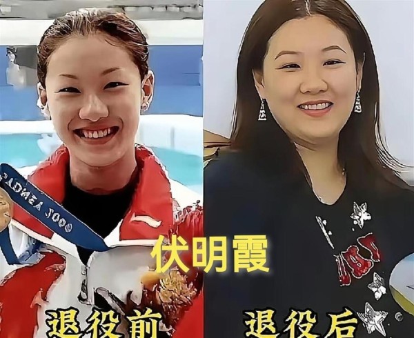 体育女明星退役前后对比：伏明霞程菲变化大，其他人依旧风采依旧