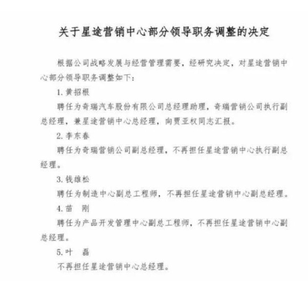 凌云S事件后续？星途人事大变动，继任者黄招根能行吗？-有驾