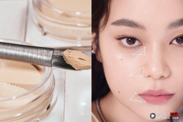 明星透明裸妆教学！化妆师技巧“反向C字”提亮面中是重点，底妆更通透、不泛油光