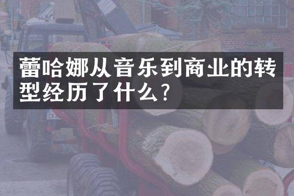 蕾哈娜从音乐到商业的转型经历了什么？