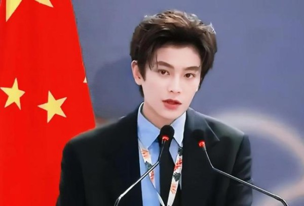 丁禹兮中英文宣传环保 低调亮相显专业态度