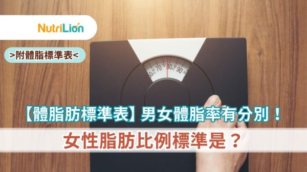 【體脂肪標準表女】男女體脂率有分別！女性脂肪比例標準是？