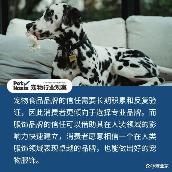 为什么明星大牌跨界宠物服饰能风生水起，跨界宠物食品不行？