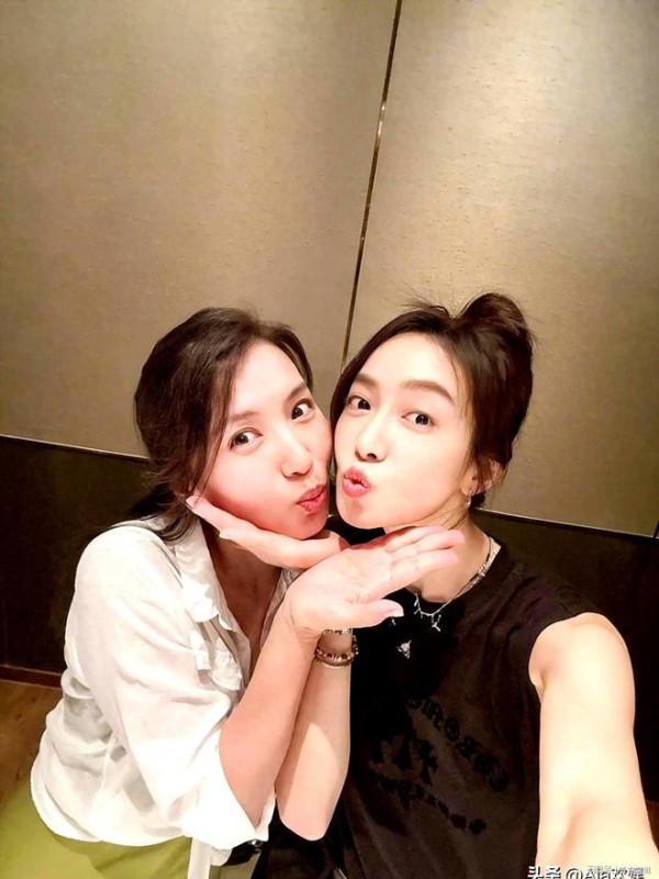 陈好宋茜同框合影，山东姐弟深夜聚餐，又是各种花样拍照，我服了