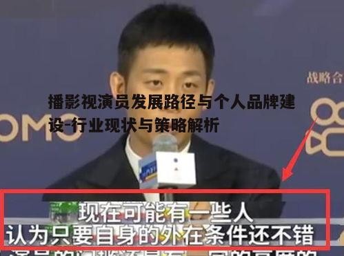 二、播影视演员的核心竞争力