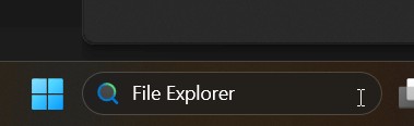 Get Help With File Explorer in Window-open file explorer using search icon