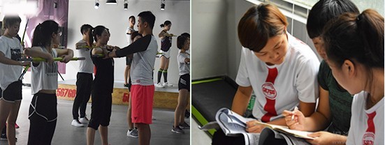 陕西明星团操健身教练班哪家好