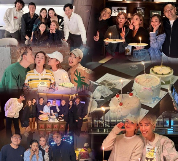 43岁蔡卓妍办庆生宴,小10岁男友C位同框,不焦虑宣言戳中无数人