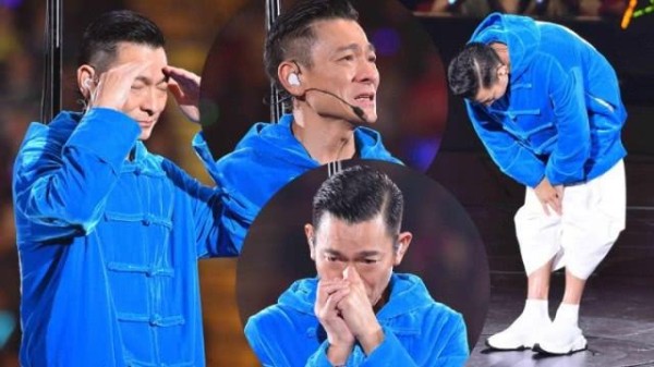 刘德华片场拍戏，偶遇到一位残疾粉丝，他的这个小动作太圈粉了