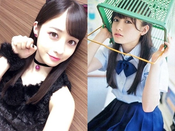 桥本环奈外型甜美，被封为“千年难得一见偶像”。