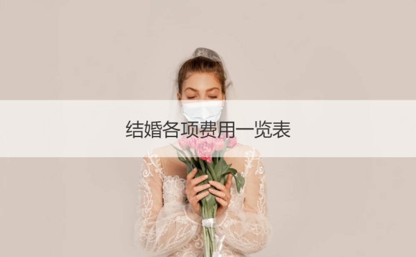 结婚各项费用一览表 酒店婚礼费用预算表【接亲网】