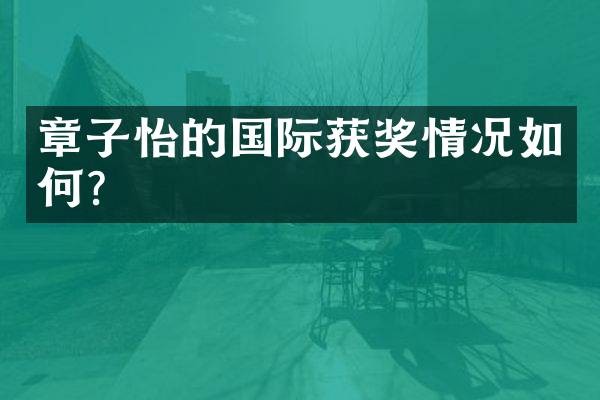 章子怡的国际情况如何？