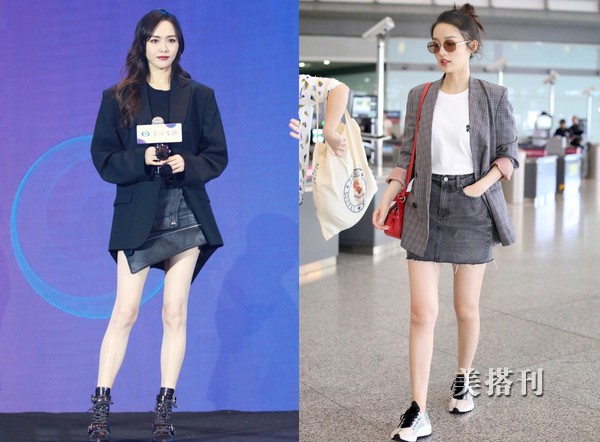 周冬雨袁姗姗等明星的穿搭秘诀要掌握,夏天来临之前学会秀大腿