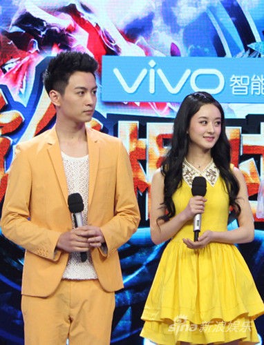 《陆贞传奇》主演上快乐大本营 赵丽颖陈晓嗨爆全场