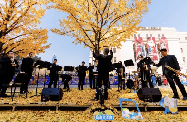 铜管奏华章 季节限定的“银杏音乐会”来了