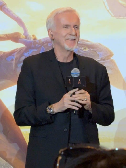 卡梅隆出席海南电影节大师班,以纳威族仪式开场