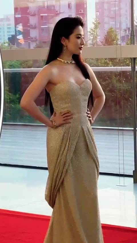 刘亦菲 穿搭漂亮 完美好身材 心目中的女神