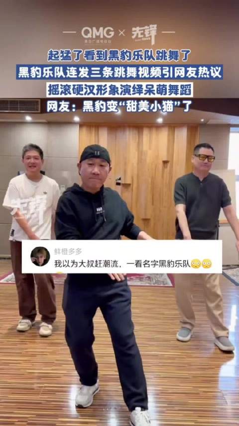 起猛了看到黑豹乐队跳舞了 这反差萌谁懂啊！
