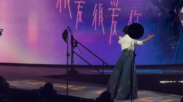 网友晒刘若英演唱会第一排视角引热议