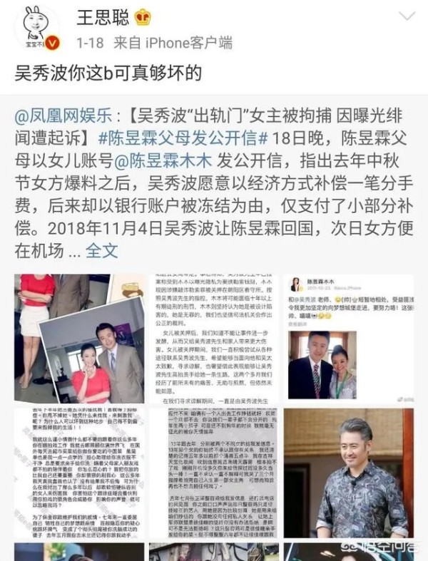 频频在微博上怼明星大腕的王思聪，为何没人敢起诉他？