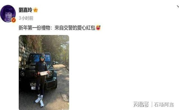 刘嘉玲晒罚单！网友热议