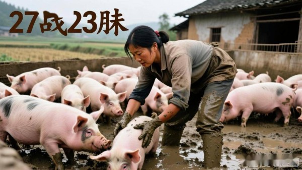 27战23胜！贵州“抓猪妹”猪圈满仓爆火：泥地里的奋斗，比流量明星更动人