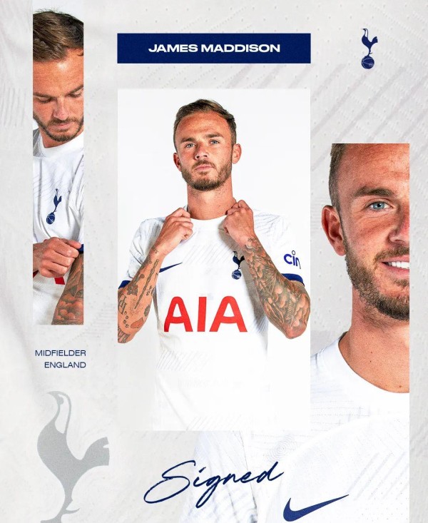 热刺低调签约麦迪逊：机遇与缘分的交汇