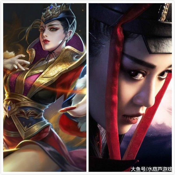 王者荣耀里这些英雄跟明星长得几乎一模一样, 傻傻分不清楚