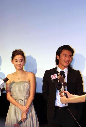 张柏芝承认和谢霆锋爱在《无极》时刻（组图)