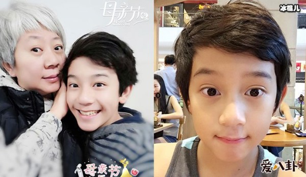童星林沐然和妈妈