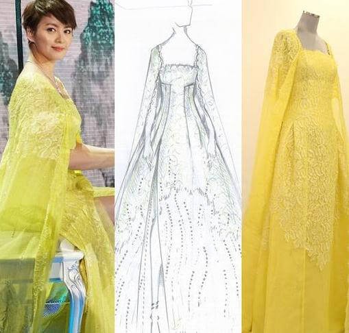 猴年春晚时尚盘点：赵薇印花礼裙惊艳 男神杨洋帅哭 第3张