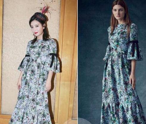 猴年春晚时尚盘点：赵薇印花礼裙惊艳 男神杨洋帅哭 第5张