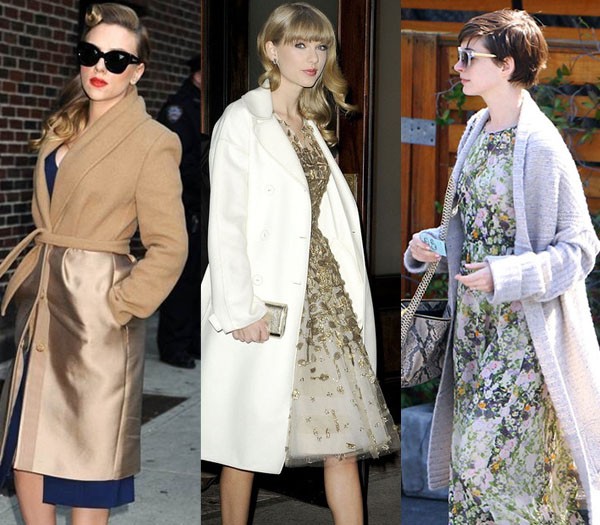 欧美明星街拍 层次感搭配让你变身高瘦美