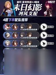 崩坏星穹铁道3.3末日幻影怎么进行配队