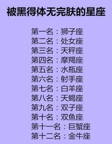 明星名人哪个星座的最多