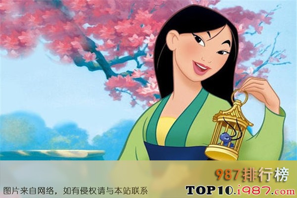 十大迪士尼公主之花木兰公主