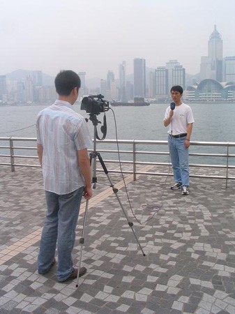 《明星告诉你》工作照片