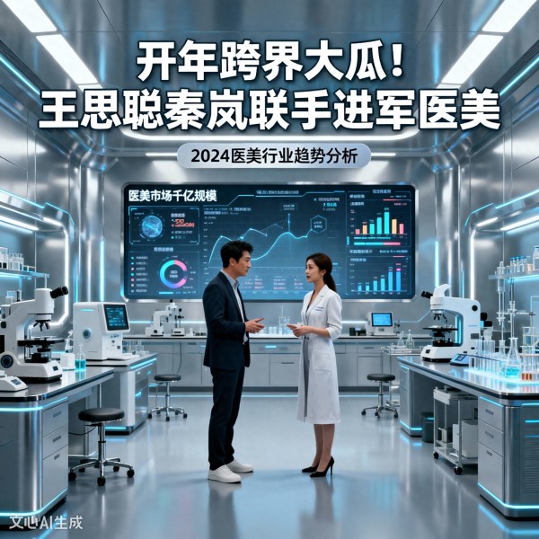 开年跨界大瓜！王思聪秦岚联手进军医美，千亿市场再掀风浪