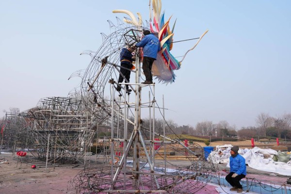 地域IP融入光影设计,济宁太白湖新春灯会1月24日如期而至
