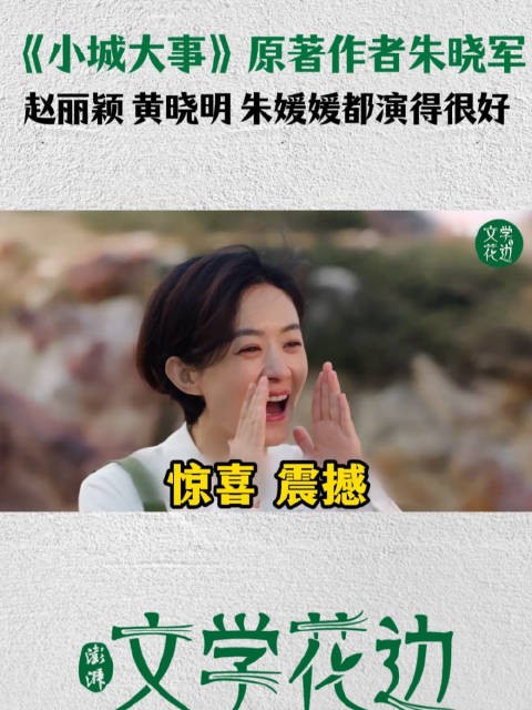 原作者对赵丽颖黄晓明评价很高