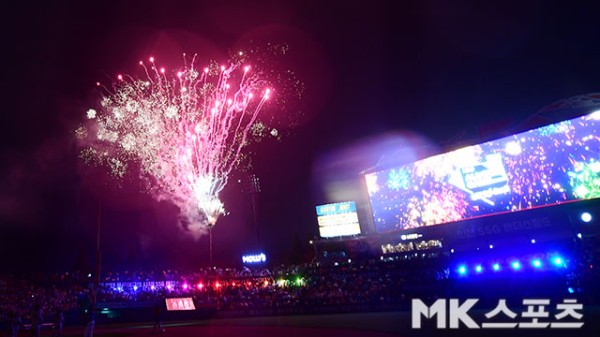 去年在仁川SSG兰德斯球场举行的职业棒球全明星赛。 照片=金英九。